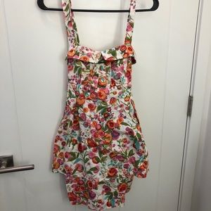 Cute peplum floral dress